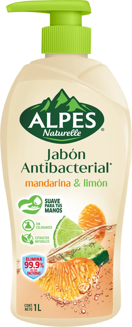 Jabón antibacterial mandarina & limón