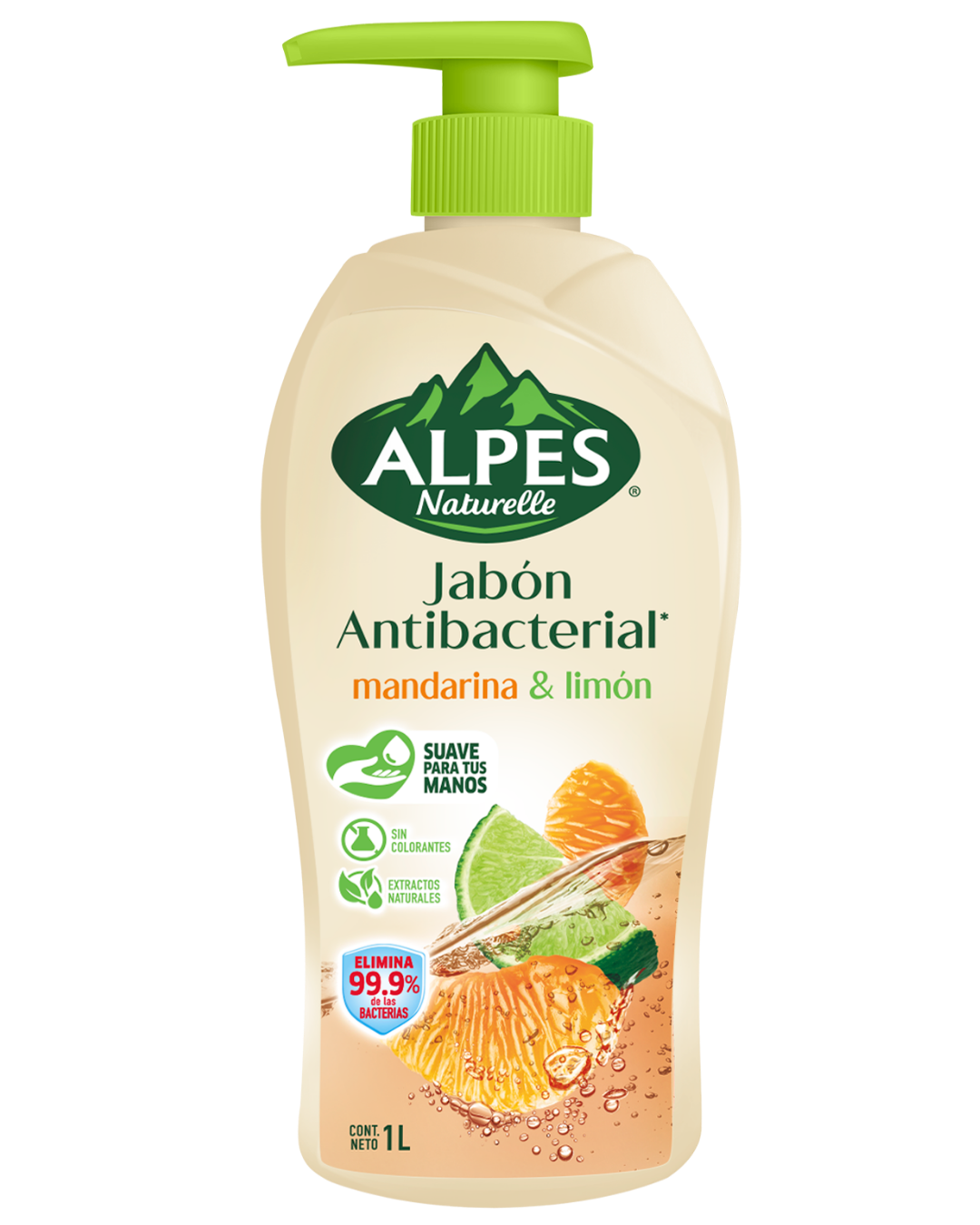 Jabón Antibacterial Mandarina y Limón